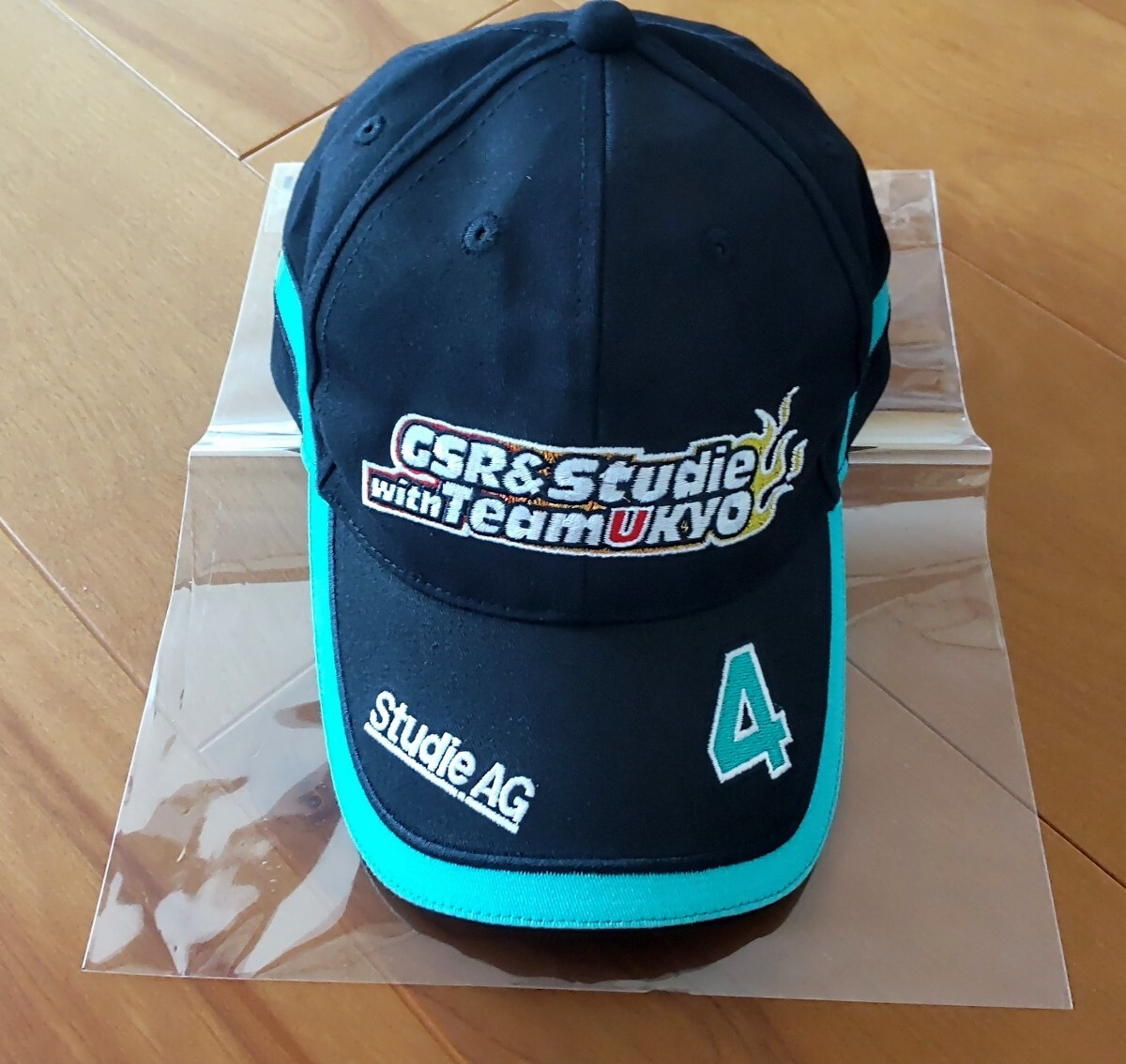初音ミク グッドスマイルレーシング 2013年 個人スポンサー特典 キャップ GOODSMILE RACING & TeamUKYO レーシングミク 非売品