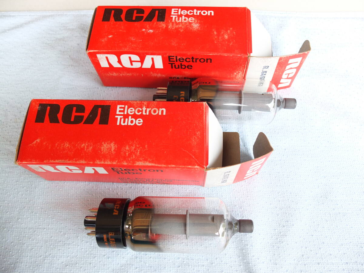真空管　RCA製　６LJ６A / ６LH６A　２本　元箱入り
