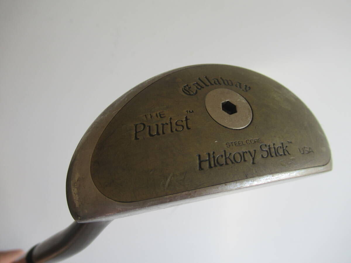 ★Callaway キャロウェイ Hickory Stick THA purist パター 33インチ 純正ヒッコリースティック K164★レア★激安★中古★　★