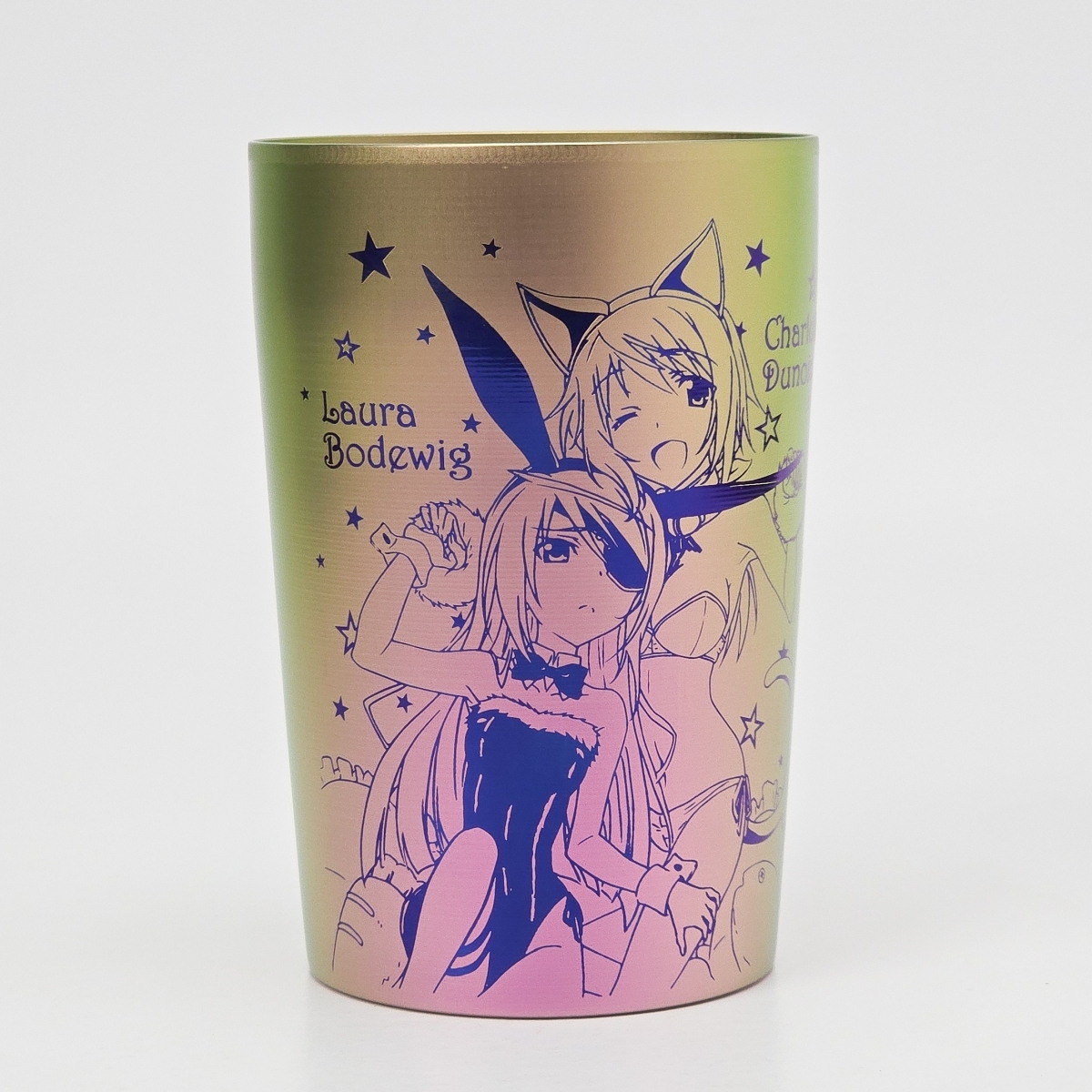 CROSS-CF HORIE製 IS インフィニット・ストラトス チタンタンブラー シャルロット＆ラウラ