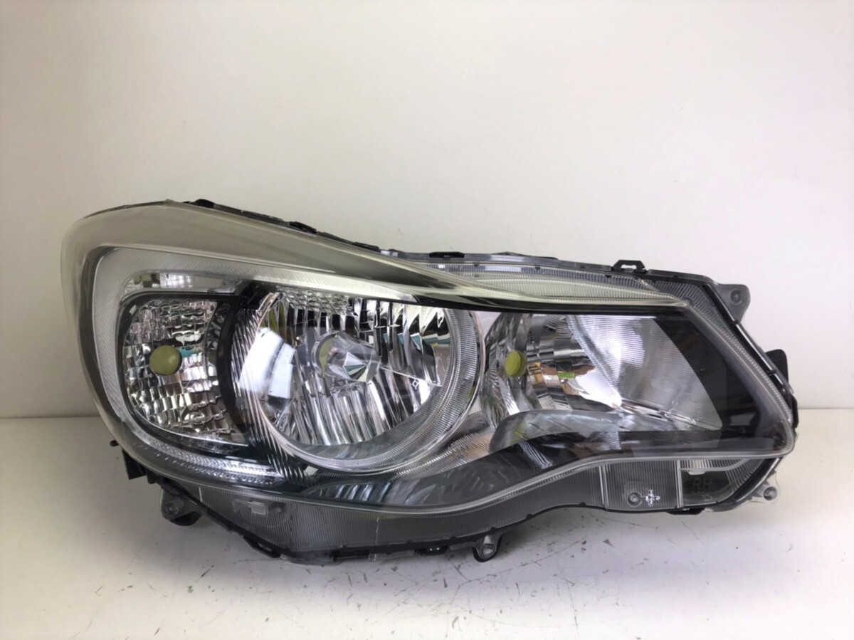 58176◇GP系/GJ系 インプレッサ G4/スポーツ 後期 純正 右ヘッドライト/右ヘッドランプ HID STANLEY P9932 打刻1T◇H9-E3.