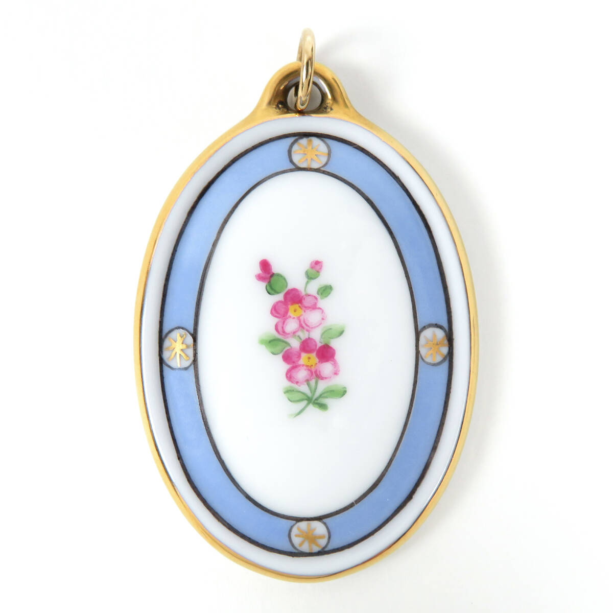 AUGARTEN アウガルテン Biedermeier ビーダーマイヤー ペンダントトップ 小花柄 フラワー レディース ハンドペイント 手描き ヴィンテージ