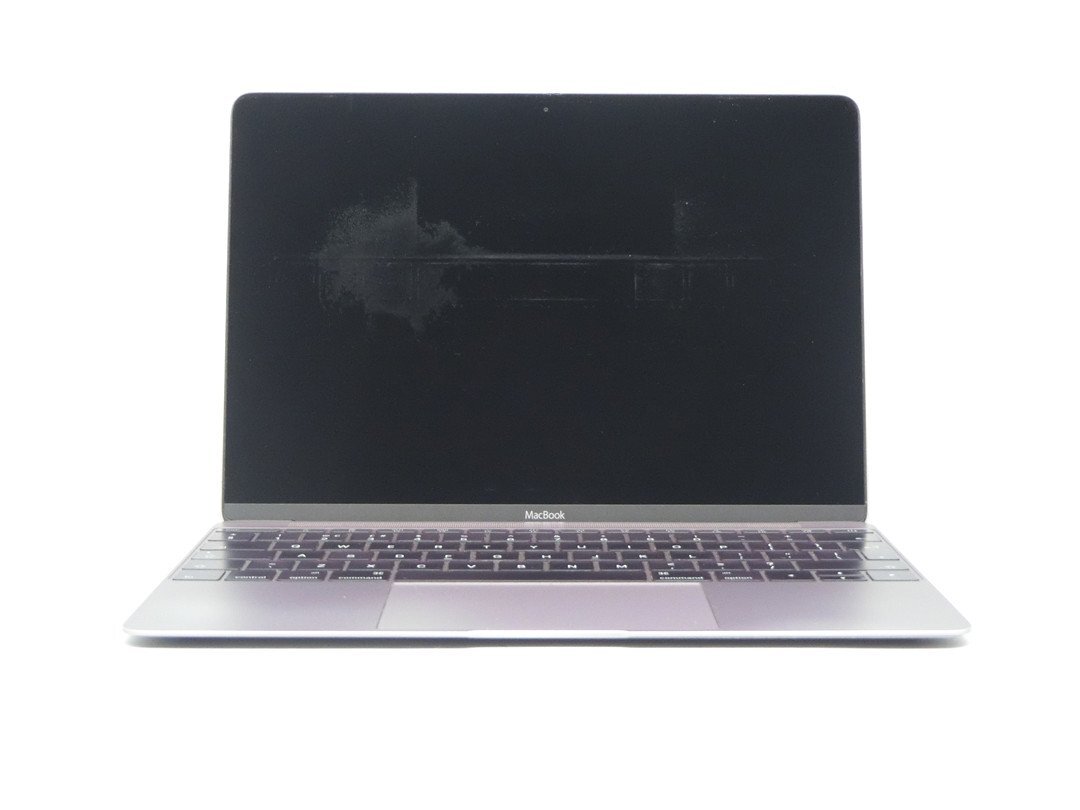 中古　Macbook 　A1534　 グレー　マザーボードと本体止めネジ欠品 　詳細不明ノートPCパソコン　ジャンク品　送料無料