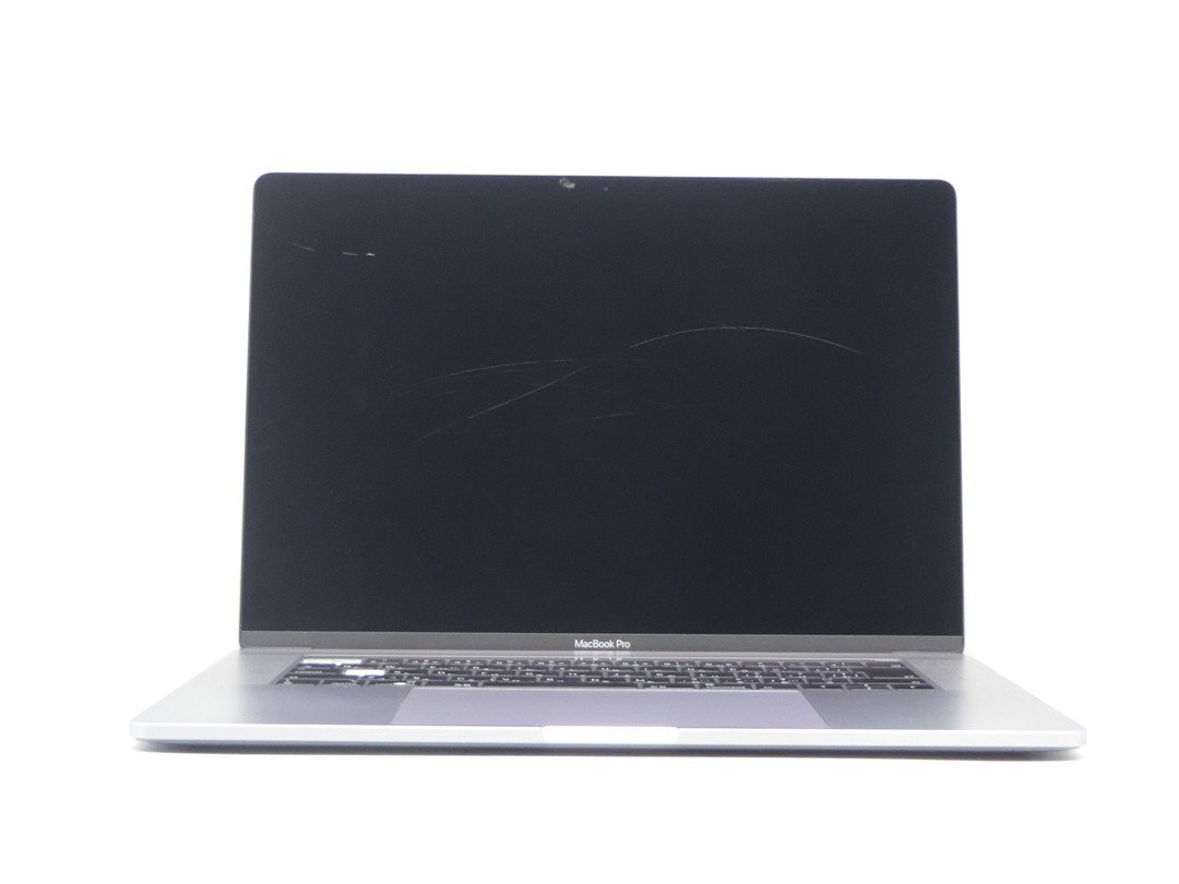 中古MacBook ProA1990グレー　日本語キーボード　ロジックボードと本体止めネジなど欠品　詳細不明ノートPCパソコン　ジャンク品　送料無料