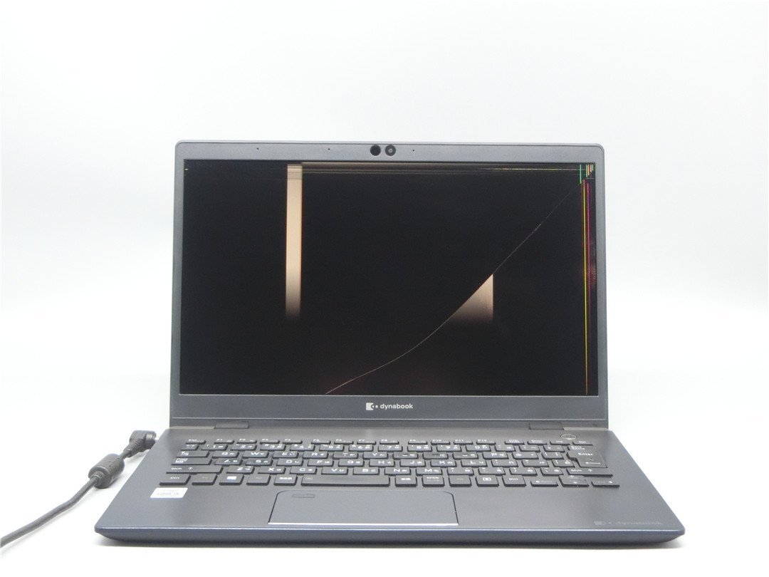 TOSHIBA　G83/FR　Core10世代i5　　通電します　液晶割れ　表示不良　詳細不明　　ジャンク扱い 　送料無料