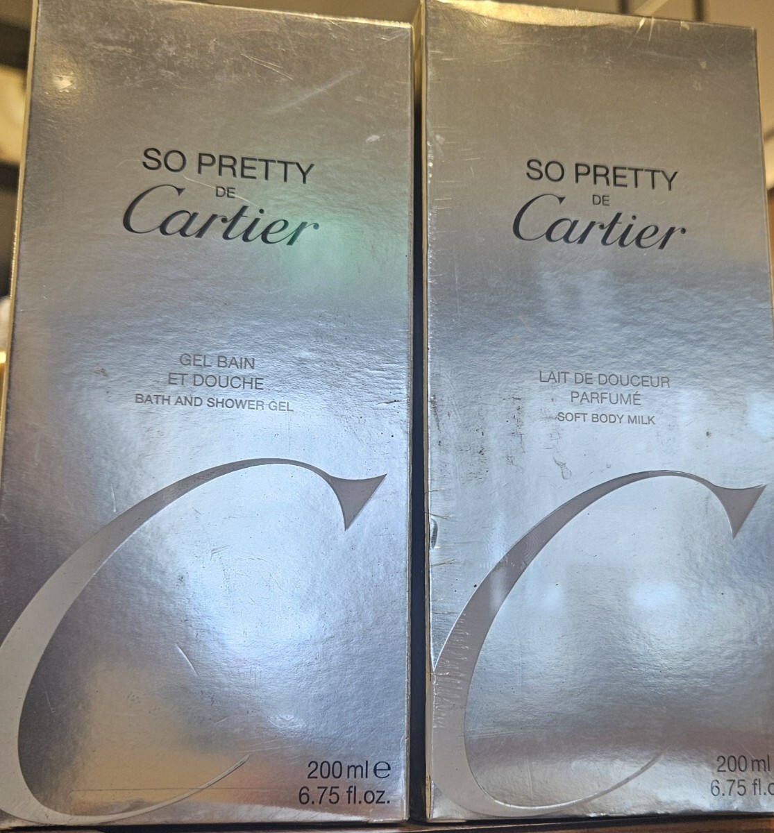 so pretty Cartier 200mlシャワージェル ボディミルク 未開封 ２本セットカルティエ