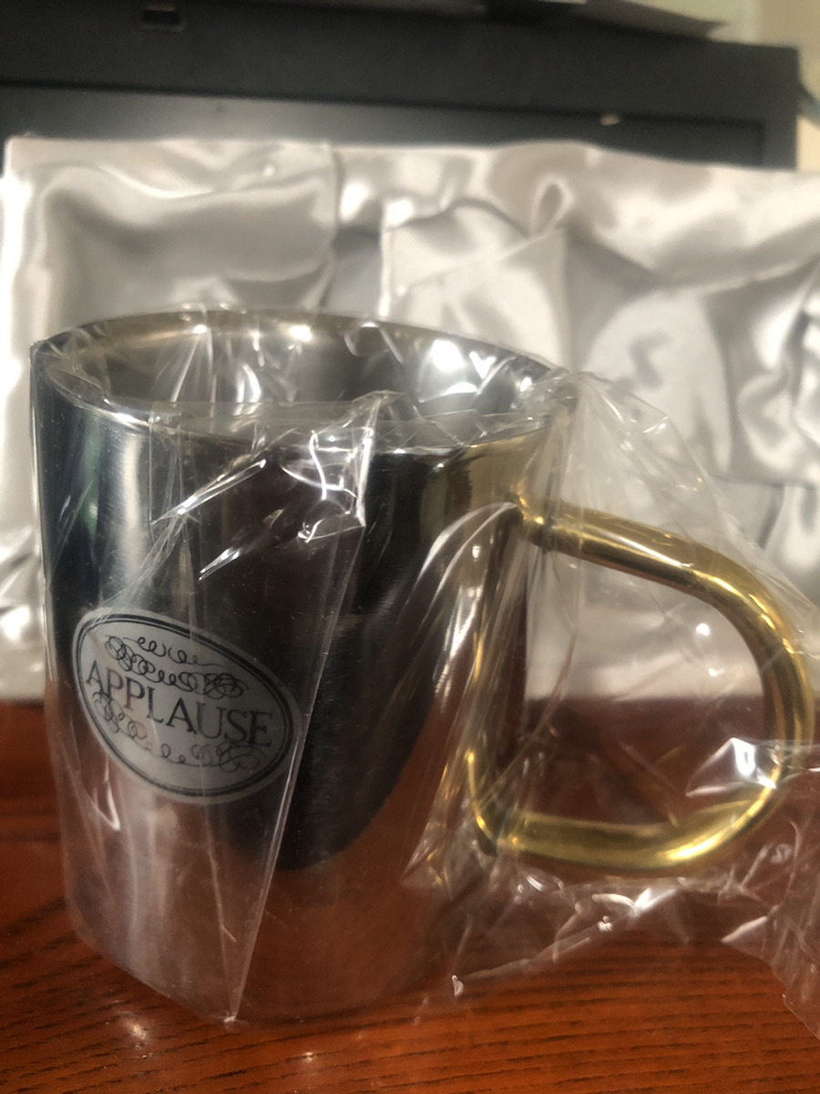 【APPLAUSEマグカップ】ステンレス　未使用　アウトドア　保管品【24/09 TY-7棚】