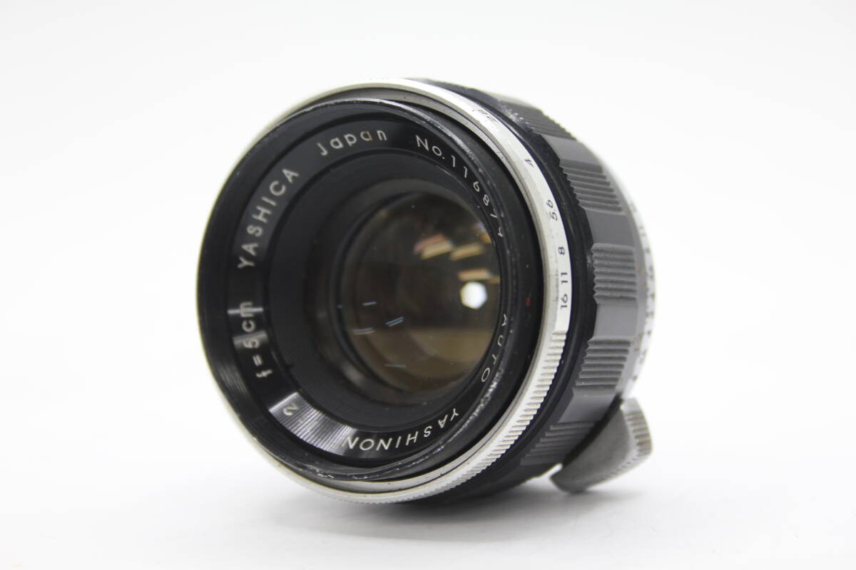 【返品保証】 ヤシカ Yashica Auto Yashinon 5cm F2 M42マウント レンズ v7486