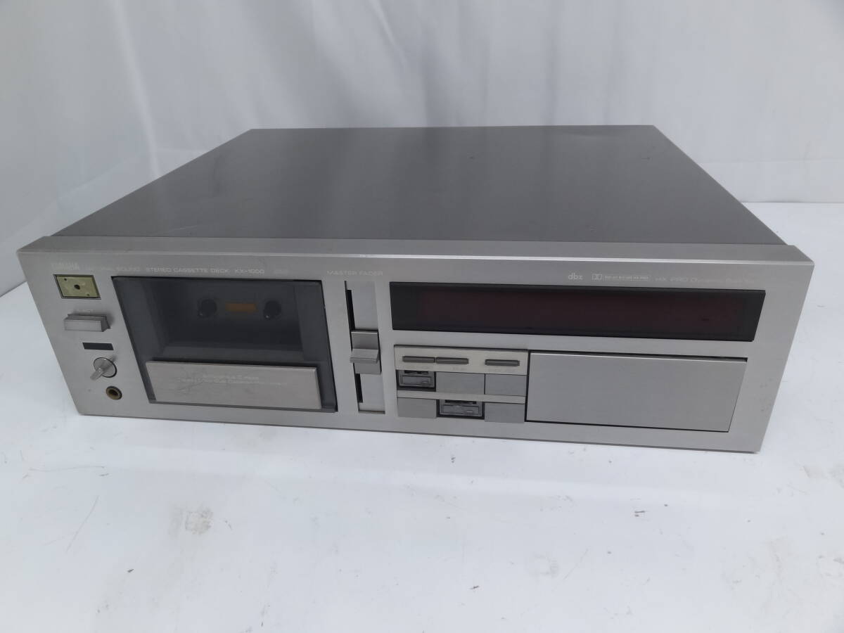 〔YAMAHA〕　ステレオカセットデッキ　KX-1000　JUNK
