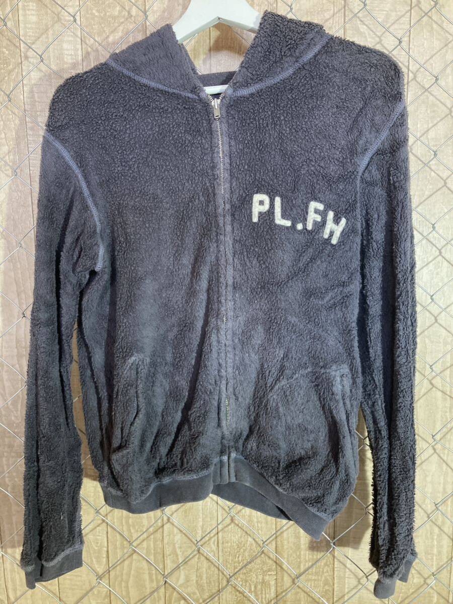 THE FLAT HEAD Palms Label パームスレーベル　フラットヘッド　フーディスウェット　フルジップパーカー ブラック 長袖 黒 size:S