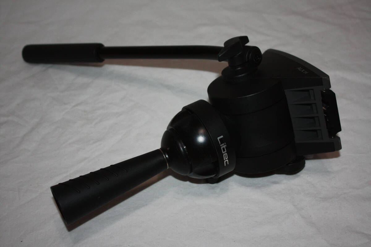  Libec　ALX H（ALLEX H） 　新品同様　　三脚ヘッド(ボール径75mm)　(検索：ビデオ三脚、リーベック、SONY、PXW-、PMW-、AG-AC、AJ-PX)