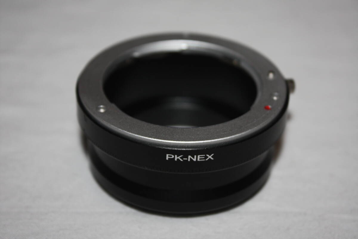 送料無料！ PK-NEX　美品　ペンタックスK PK レンズ- ソニー NEX E マウントアダプター (検索：一眼レフカメラ/レンズ変換アダプター)