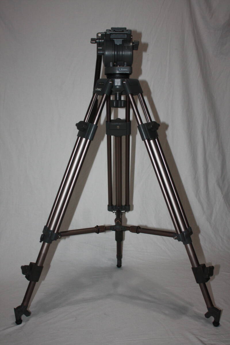 Libec H55DV　3段三脚(ボール径75mm)　ソフトケース付き　(検索：ビデオ三脚、リーベック、マンフロット、RS-250、SONY、PXW-、PMW-)