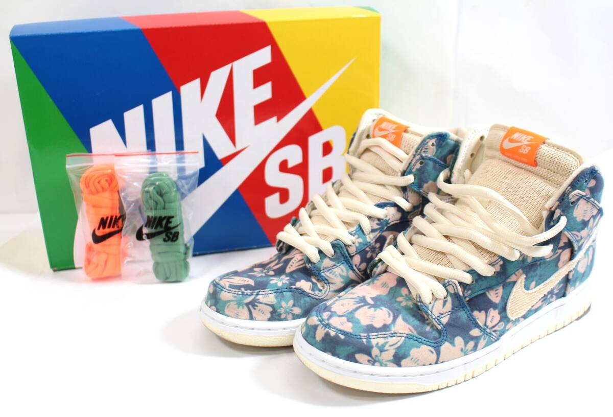 Y6439＃◆中古品◆NIKE ナイキ SB DUNK HIGH PRO QS CZ2232-300 サイズ 27cm