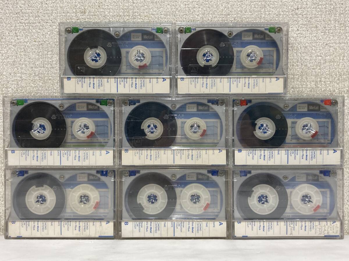 ●○シ160 TDK カセットテープ METAL POSITION メタル MA-R90 他 8本セット○●