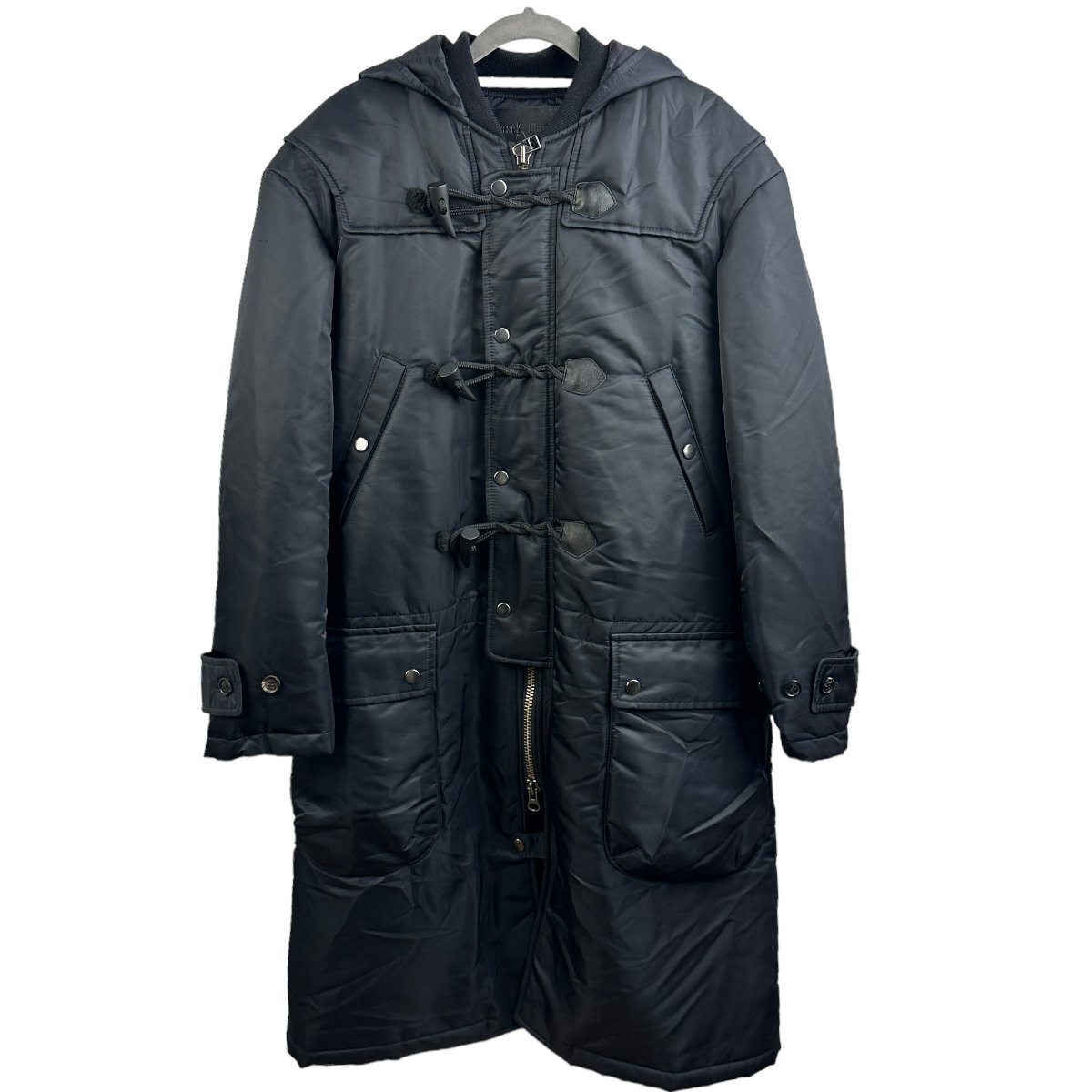 A929■新品タグ付き　定価156000円■Casely-Hayford　ケイスリー ヘイフォード■シンサレート　中綿入り　ロングコート■34 ブラック 上着