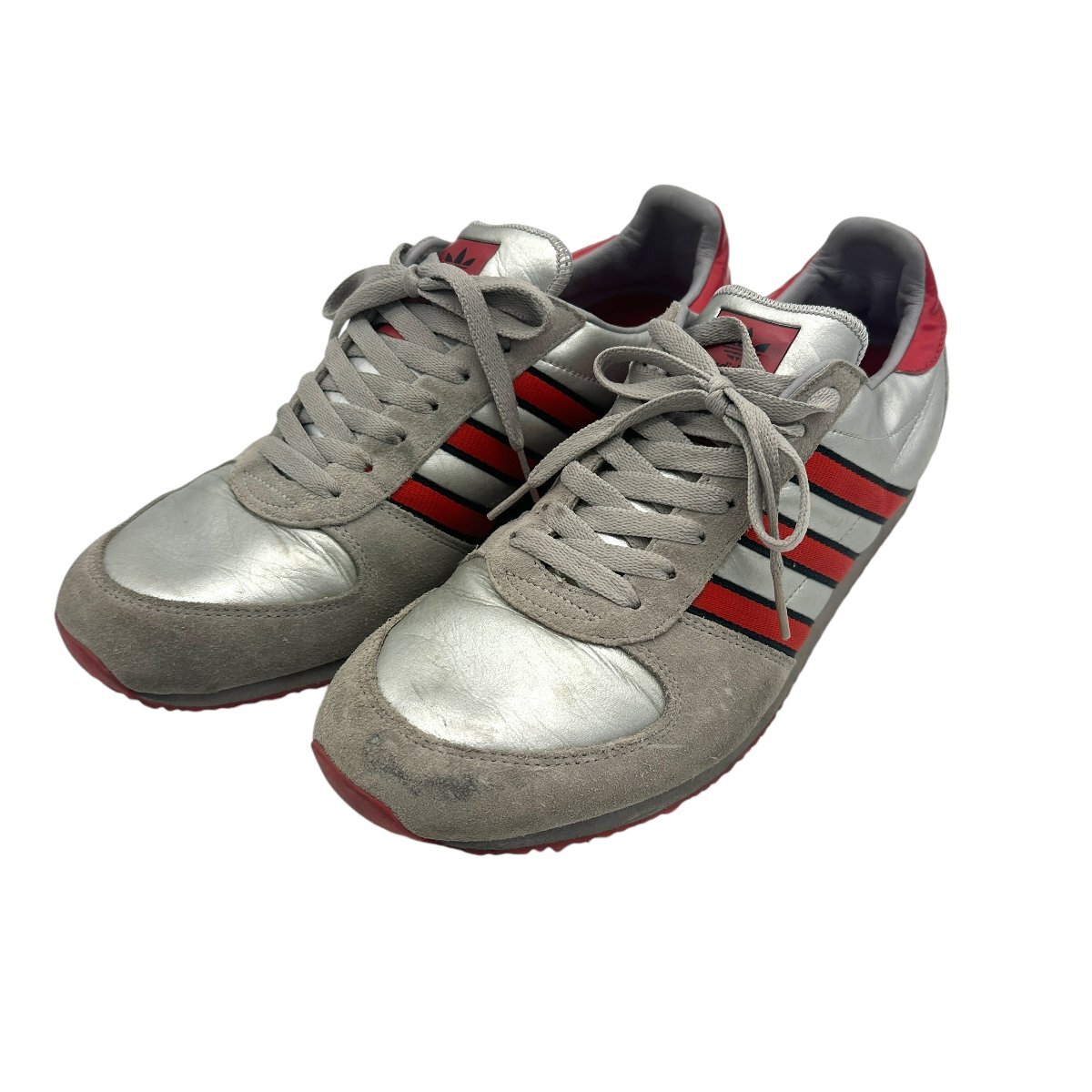 【adidas 】アディダス ZX RACER　レーサー　 シルバー スニーカー サイズ US9.5 27.5cm
