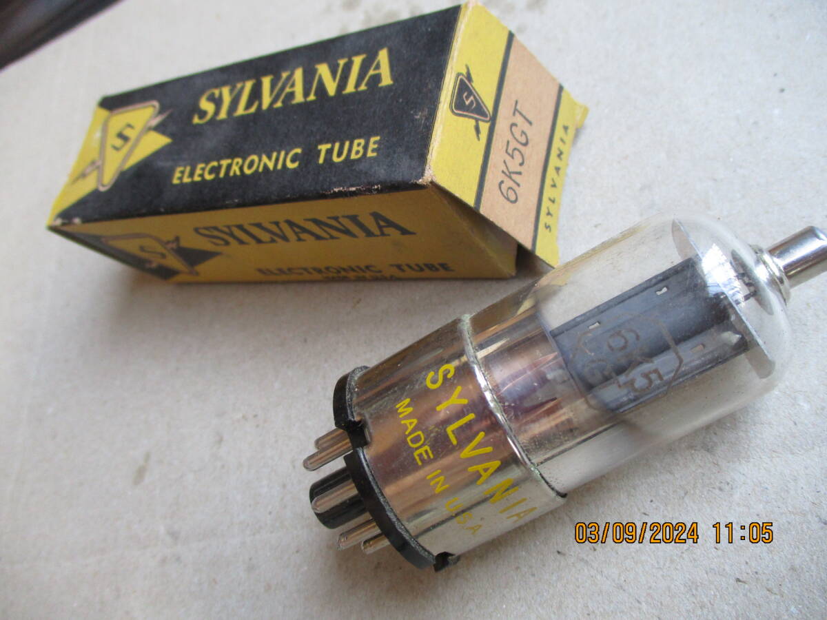 SYLVANIA 真空管 6K5GT 1本 元箱