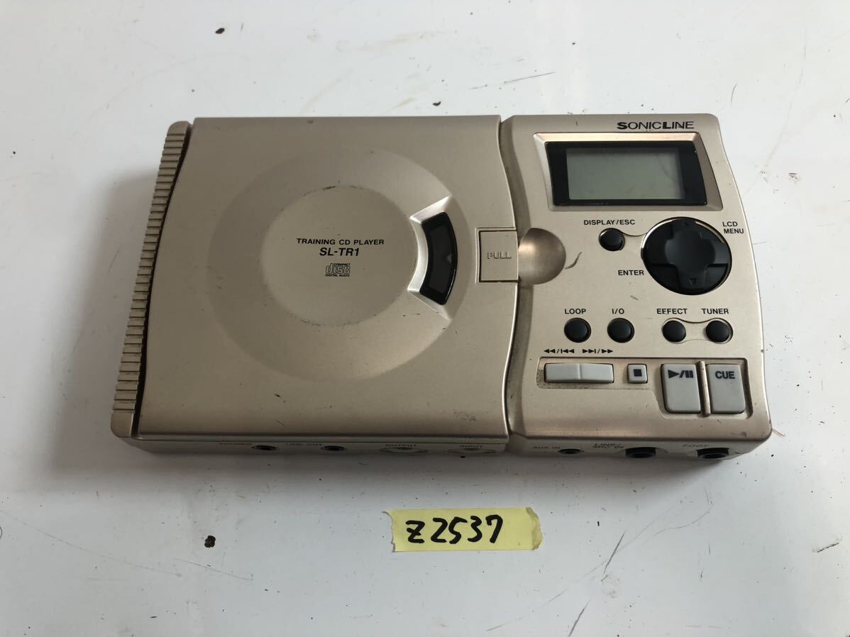 （Z-2537）SONIC LINE トレーニングCDプレーヤー SL-TR1 動作未確認　現状品