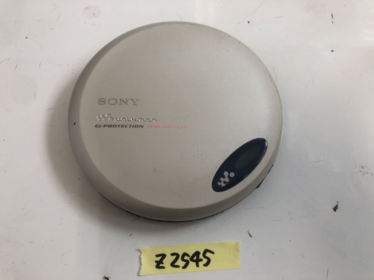 （Z-2545）SONY ポータブルCDプレーヤー D-EJ755 動作未確認　現状品