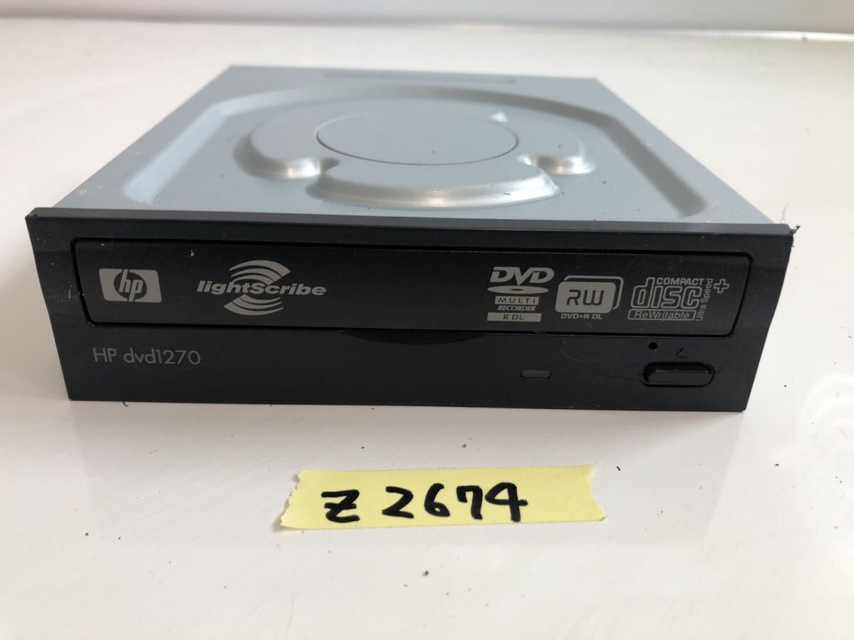 （Z-2674）HP DVDドライブ デスクトップ用 HP DVD 1270 動作未確認　現状品