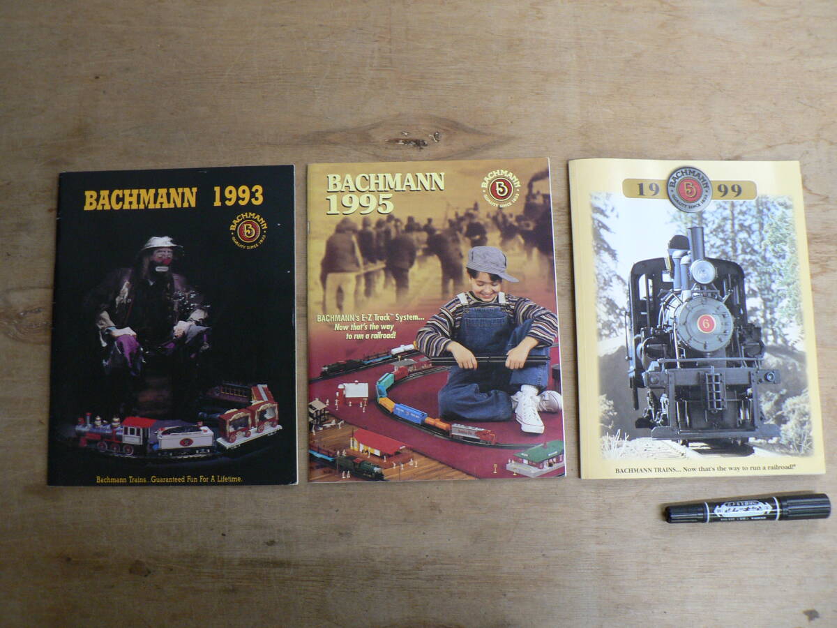 鉄道模型 カタログ Bachmann バックマン まとめて3冊 / 1993年 1995年 1999年 / バミューダ 香港