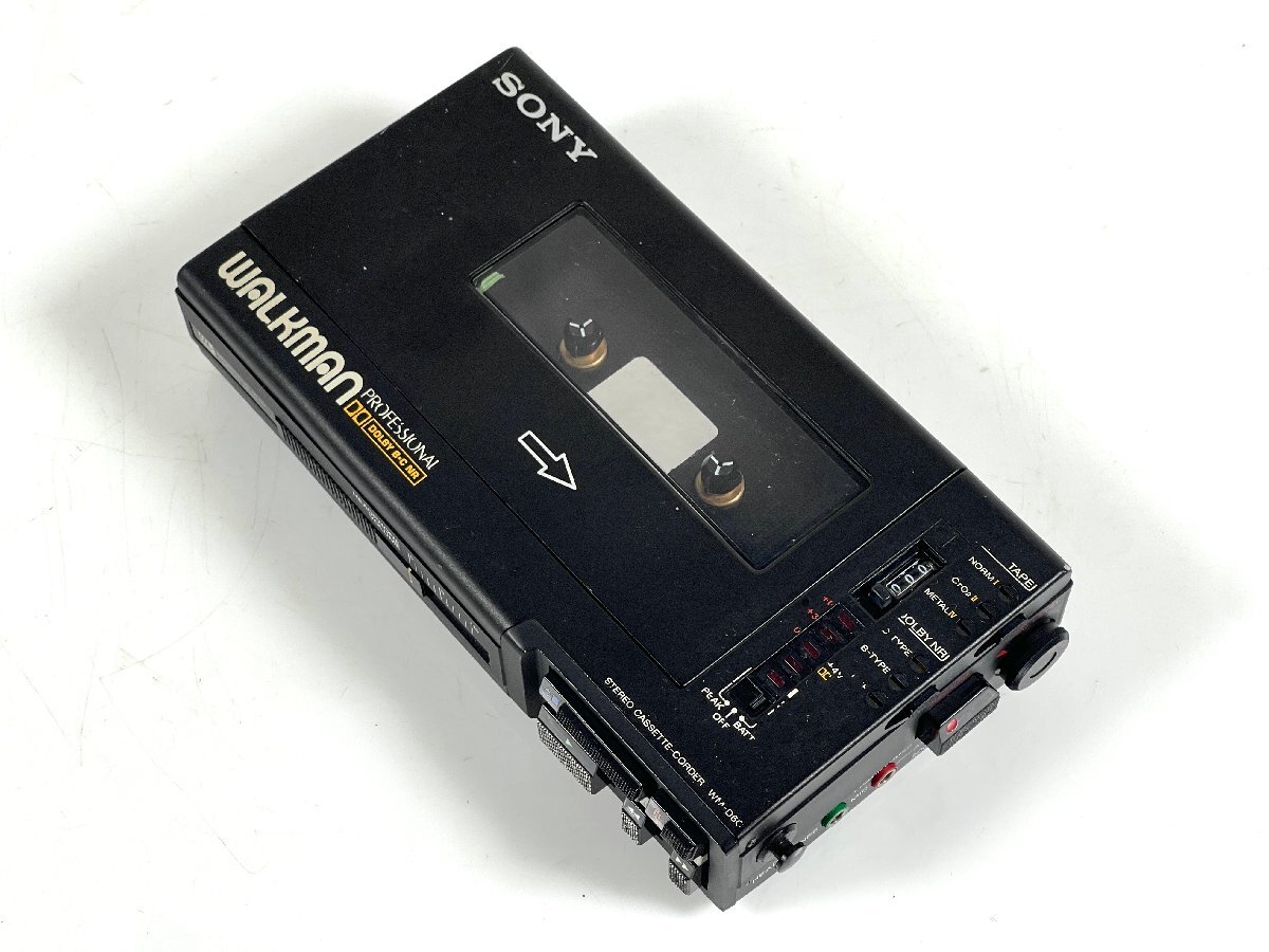通電OK 動作NG SONY ソニー WALKMAN ウォークマン PROFESSIONAL WM-D6C ステレオカセットコーダー 【保証なし】
