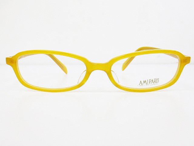 ∞ AMIPARIS GARCON アミパリ 眼鏡 メガネフレーム 649 50□16-140 セル フルリム オレンジ 日本製 □H8