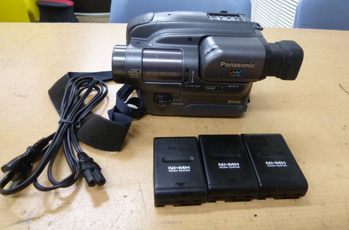 中古(ジャンク品) Panasonic/パナソニック ビデオカメラ NV-S58 [M-1294]◆送料無料(北海道・沖縄・離島は除く)◆