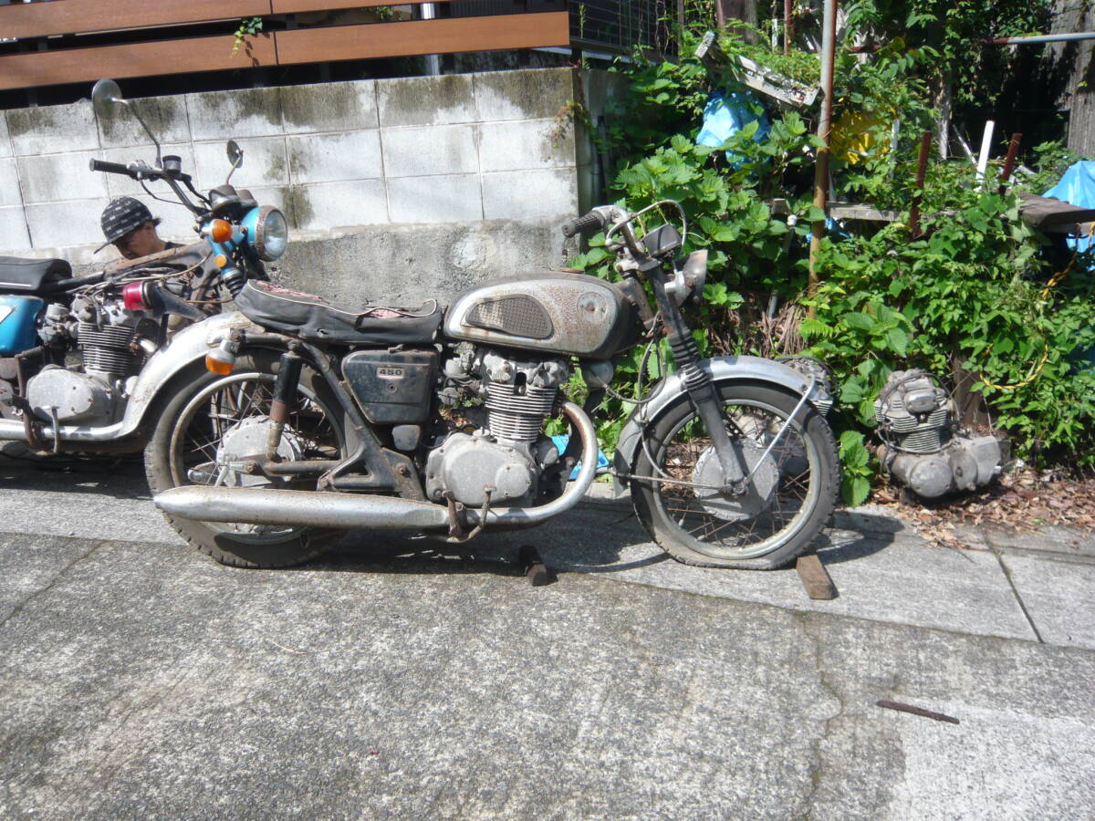CB450K1　1968　中古　部品取りレストア用　書類無し　