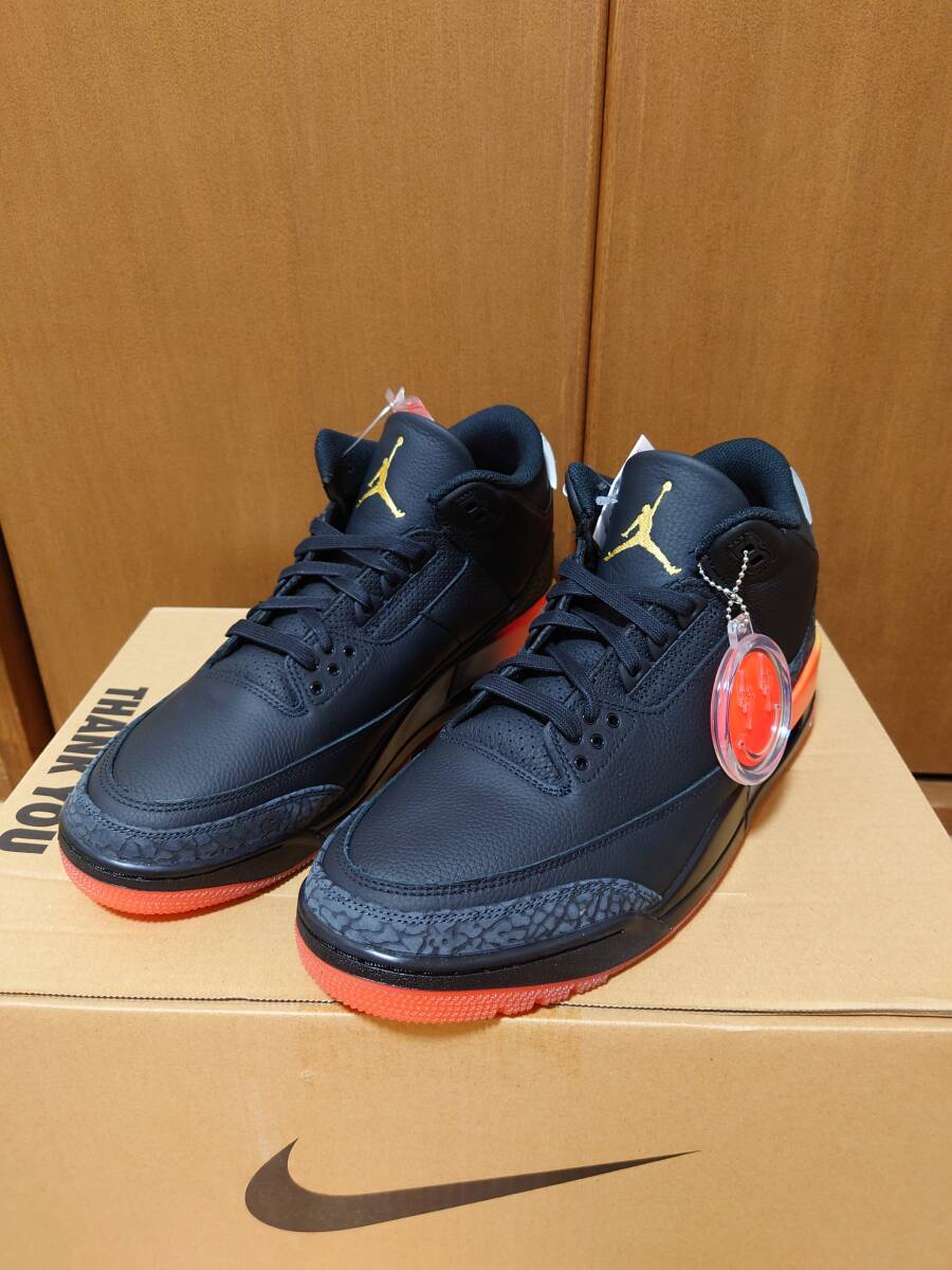 J Balvin × Nike Air Jordan 3 Retro SP Rio 30cm ジョーダン3 リオ　新品未使用　SNKRS　国内　黒タグ付き