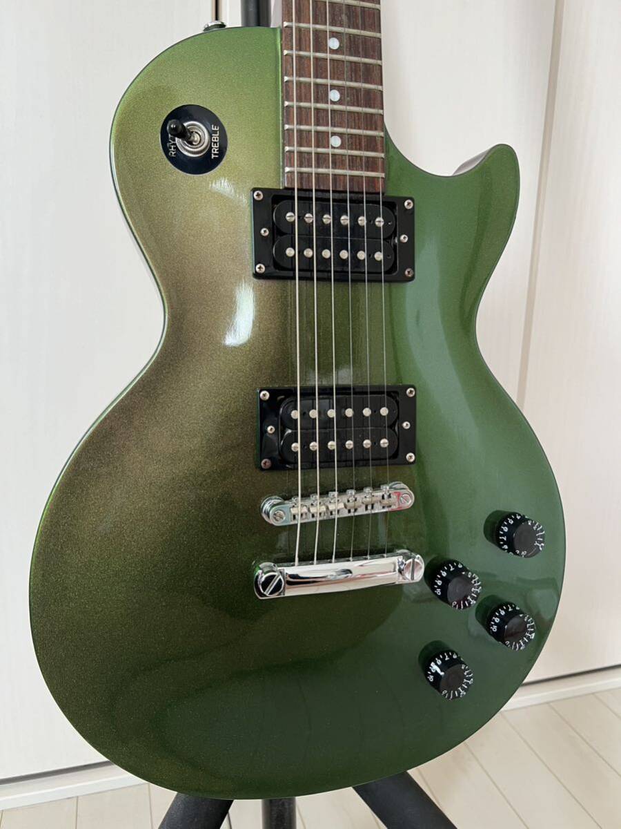 極美品 EPIPHONE レスポール スタンダード 激レアカラーエピフォン エレキギター 