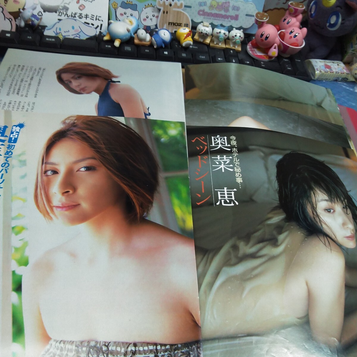切り抜き　その83　奥菜恵　6ページ　+　3ページ　合計9ページ