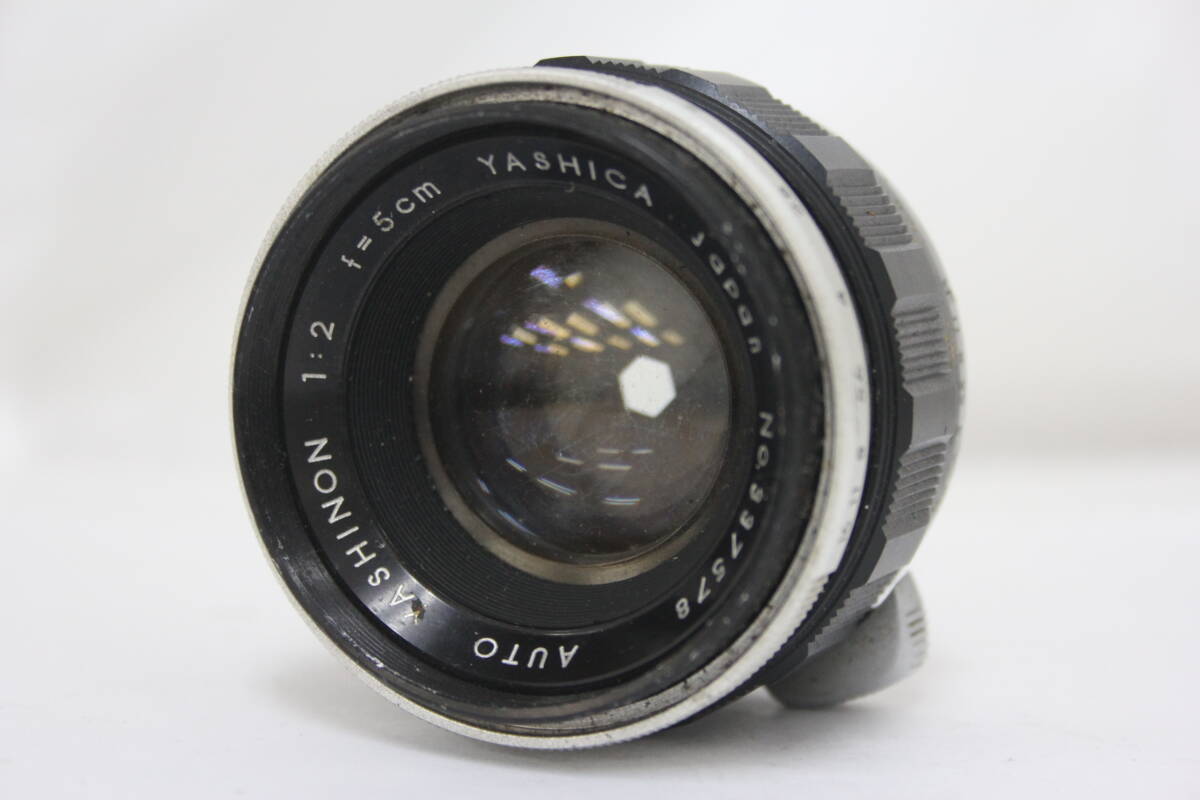 【訳あり品】 ヤシカ Yashica Auto Yashinon 5cm F2 M42マウント レンズ v6164