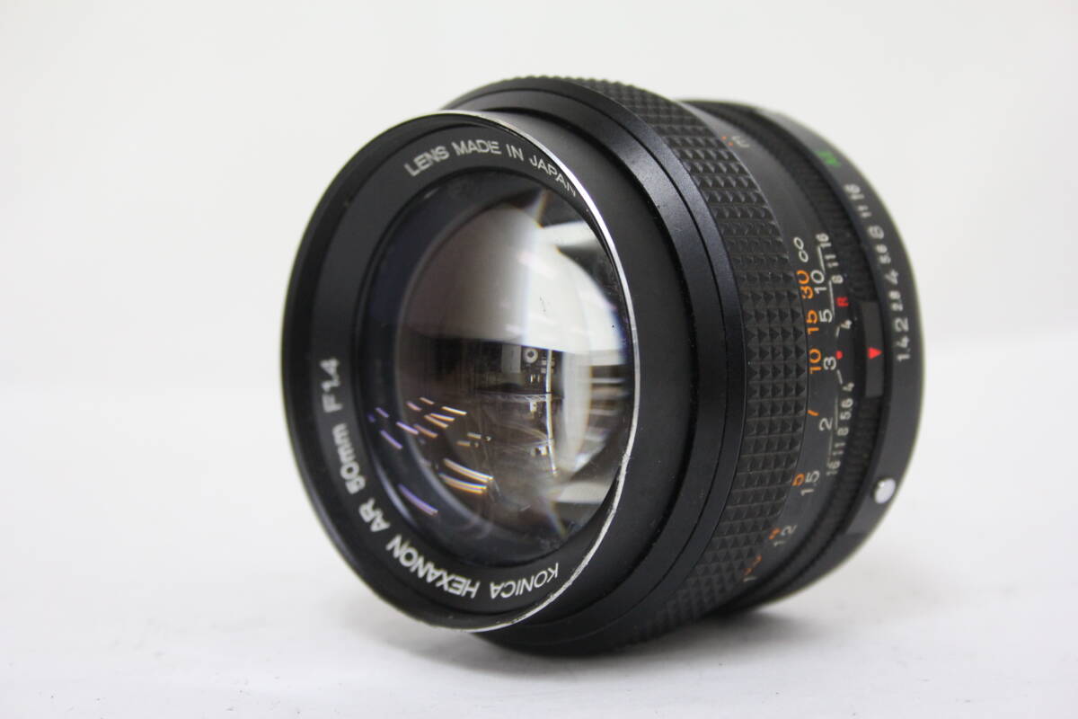 【返品保証】 コニカ Konica Hexanon AR 50mm F1.4 レンズ v6740