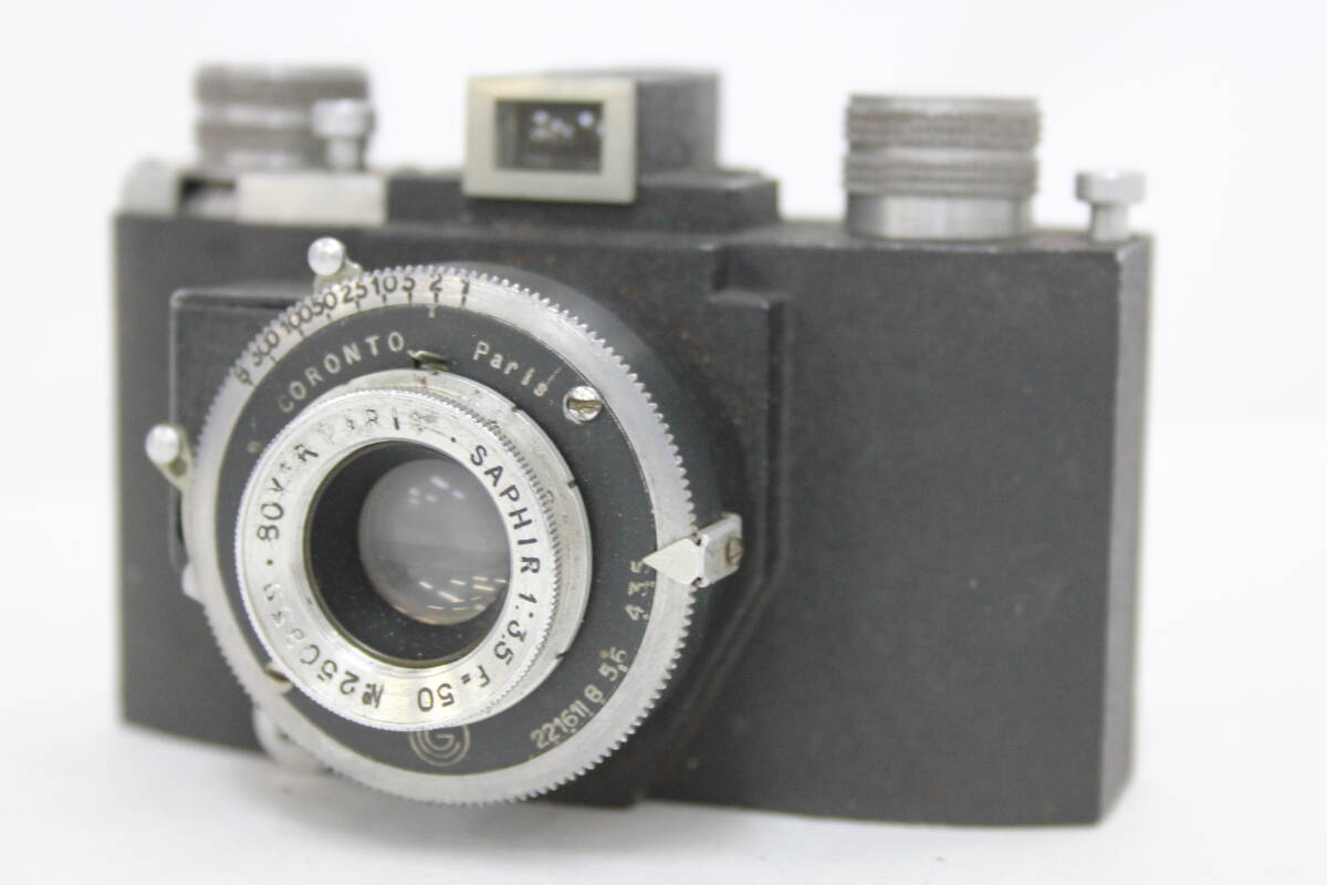【訳あり品】 【希少】 Ontorioc G Paris Boyer Saphir 50mm F3.5 カメラ v7153