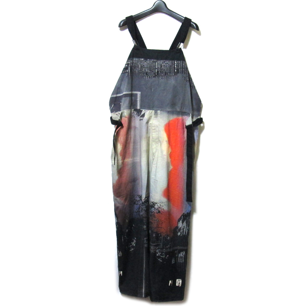 BLACK Scandal Yohji Yamamoto　ブラック スキャンダル ヨウジヤマモト　「1」 ニュースペーパーオーバーオールパンツ 137822-q