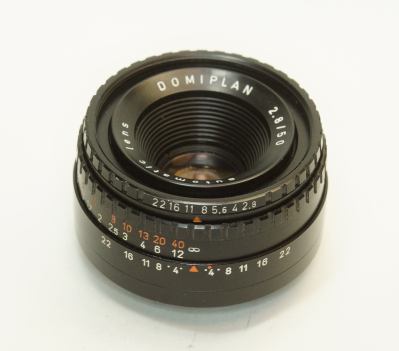 ドイツ製 Meyer-Optik Domiplan 2.8/50 ブラック M42 284N-283 ドミプラン Triplet