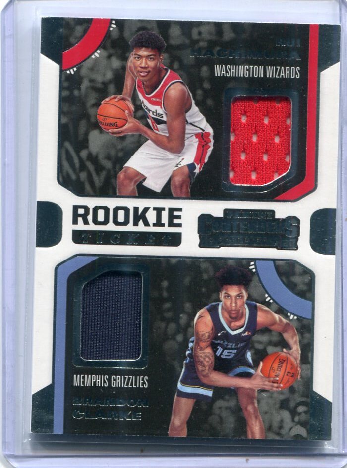 2019-20 Panini Contenders Jersey Brandon Clarke Rui Hachimura 八村塁 ジャージ