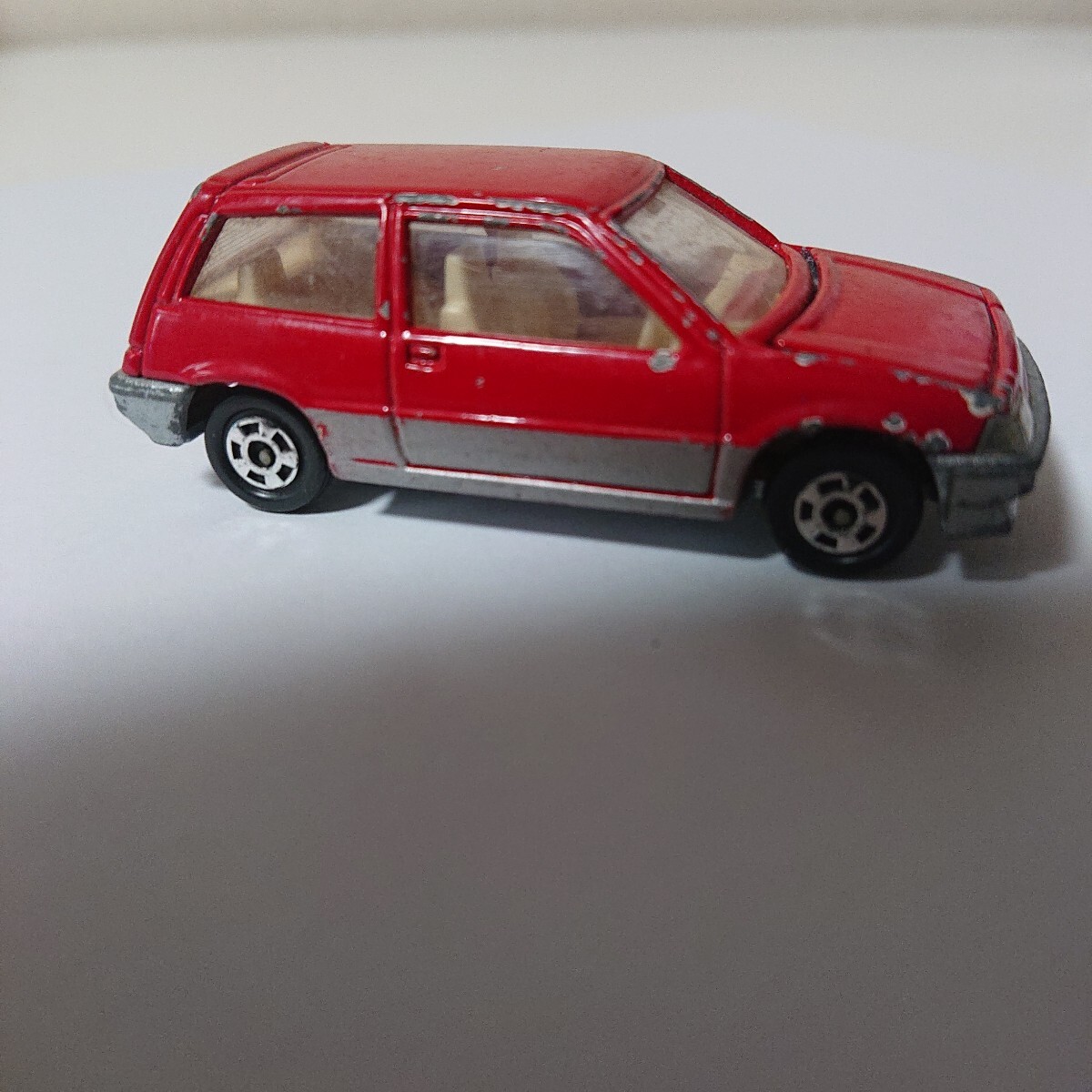 希少 レア 現状品 トミカ 当時物 tomica No.17 1/58スケール HONDA CIVIC ホンダ シビック 赤 【MI-090902】