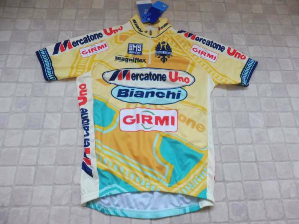 Santini Mercatone Uno メルカトーネ　ウノ ジャージ ドイツM　日本L相当