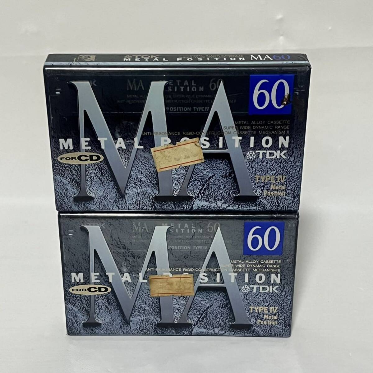 未使用　TDK METAL MA60 メタルポジション カセットテープ 2本