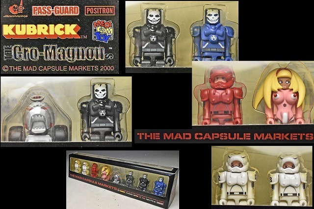 【MEDICOM TOY メディコムトイ】THE MAD CAPSULE MARKETS キューブリック 8体セット THE Cro-Magnons 2000