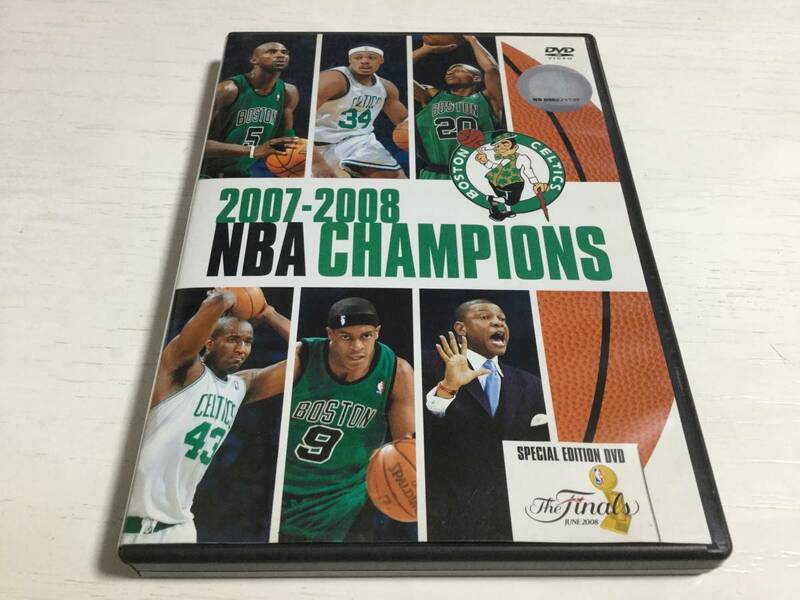 ◇再生面キズ多め 動作OK セル版◇ボストン・セルティックス 2007-2008 NBA CHAMPIONS DVD 国内正規品 バスケットボール 即決