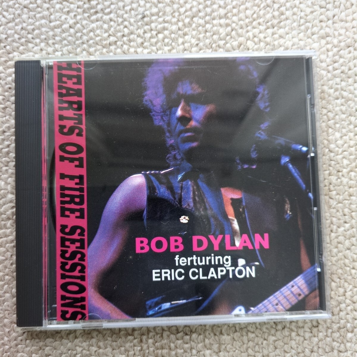CD BOB DYLAN ferturing ERIC CLAPTON hearts of fire sessions