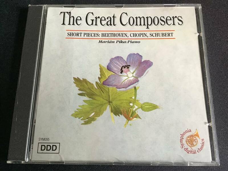 The Great Composers SHORT PIECES ピアノ Marian Pika チャイコフスキー ベートーヴェン ショパン モーツァルト クラシック 日本盤 中古