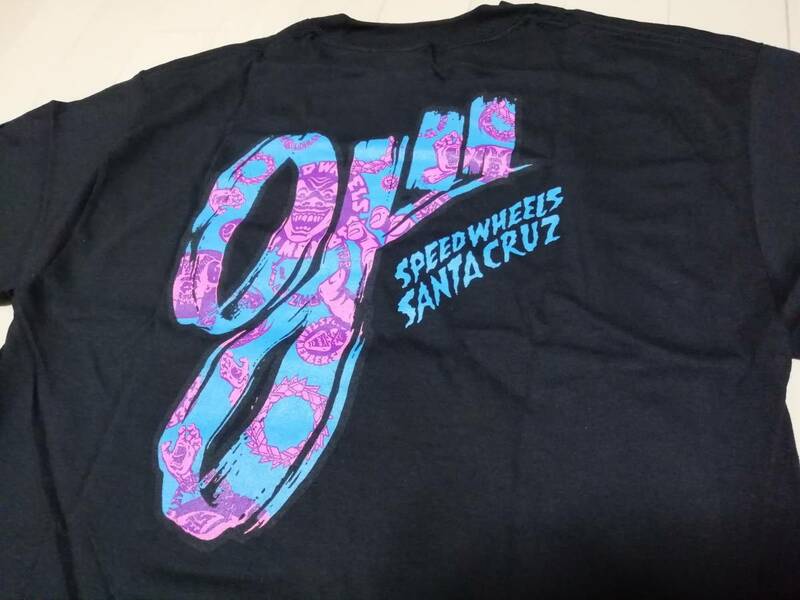 即決 新品完売品 M OJ2 T-shirt santa cruz サンタクルーズ サンタクルズ wheels oj Tee Tシャツ 半袖 スクリーミングハンド black 黒