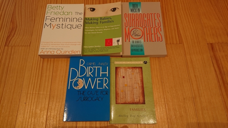 【美品】アメリカ代理母★まとめて５冊 surrogates mothers ★surrogacy★Feminine Mystique★FAMILIES★BIRTH POWER 代理出産 ジェンダー