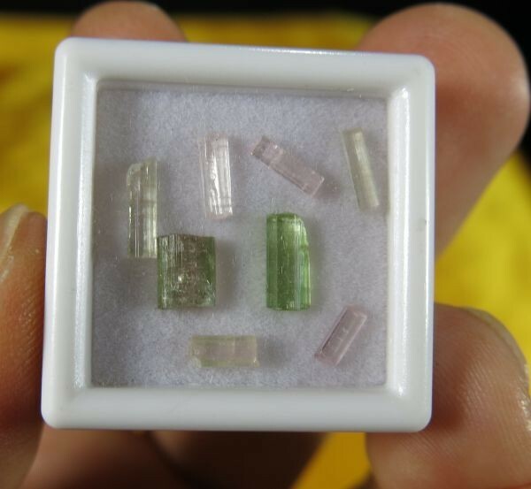 A　トルマリン⑧　結晶　アフガニスタン産　宝石　リシア電気石　リチウム ウオーターメロン