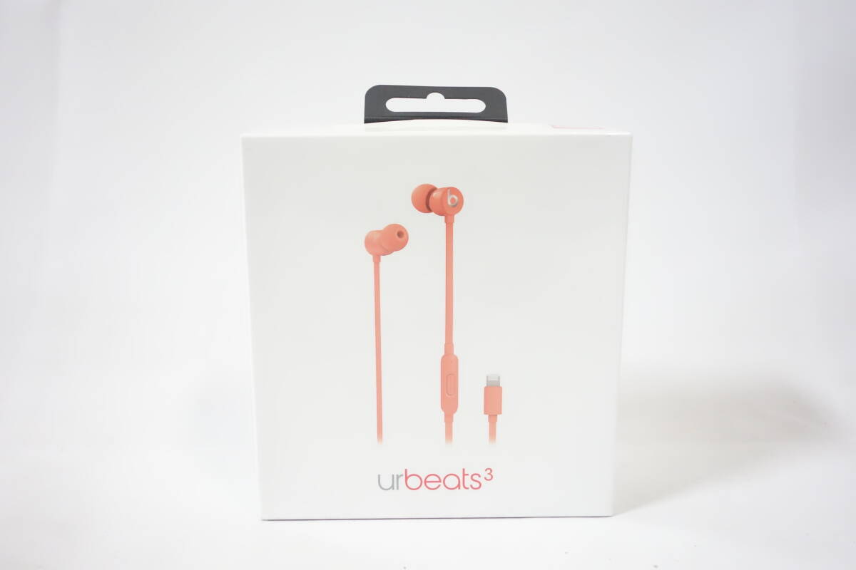 【新品】 Beats by Dr. Dre urBeats3 ライトニング イヤホン コーラル MUHV2PA/A (国内正規品)